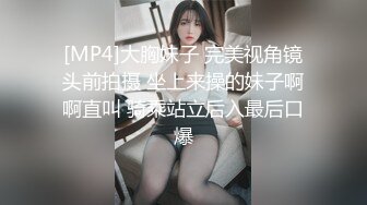 [MP4]大胸妹子 完美视角镜头前拍摄 坐上来操的妹子啊啊直叫 骑乘站立后入最后口爆