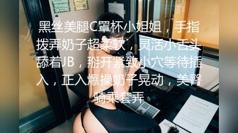 黑丝美腿C罩杯小姐姐，手指拨弄奶子超柔软，灵活小舌头舔着JB，掰开紧致小穴等待插入，正入爆操奶子晃动，美臀骑乘套弄