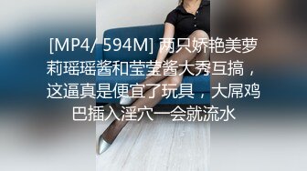 [MP4/ 594M] 两只娇艳美萝莉瑶瑶酱和莹莹酱大秀互搞，这逼真是便宜了玩具，大屌鸡巴插入淫穴一会就流水