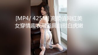 [MP4/ 425M] 高颜值网红美女穿情趣衣用道具自慰白虎嫩穴