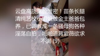 云盘高质露脸泄密！苗条长腿清纯艺校小姐姐被金主爸爸包养，已调教成一条骚母狗各种淫荡自拍，啪啪道具紫薇欲求不满 (9)