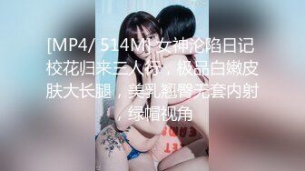 [MP4/ 514M] 女神沦陷日记 校花归来三人行，极品白嫩皮肤大长腿，美乳翘臀无套内射，绿帽视角