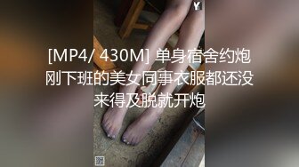 [MP4/ 430M] 单身宿舍约炮刚下班的美女同事衣服都还没来得及脱就开炮