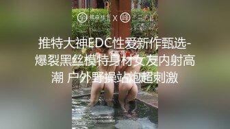 推特大神EDC性爱新作甄选-爆裂黑丝模特身材女友内射高潮 户外野操站炮超刺激