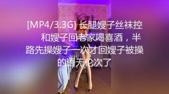 [MP4/3.3G] 长腿嫂子丝袜控❤️和嫂子回老家喝喜酒，半路先操嫂子一次才回嫂子被操的语无伦次了