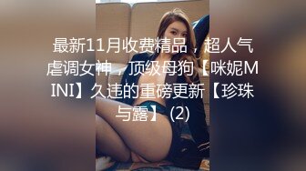 最新11月收费精品，超人气虐调女神，顶级母狗【咪妮MINI】久违的重磅更新【珍珠与露】 (2)