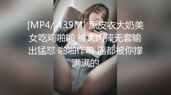 [MP4/ 439M] 黑皮衣大奶美女吃鸡啪啪 被大肉棒无套输出猛怼 啪啪作响 逼都被你撑满满的