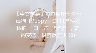 【中文字幕】零零后留学生小母狗「Puppy」OF日常性爱私拍 一口一声“爸爸”，玩的变态，极度反差！ (6)